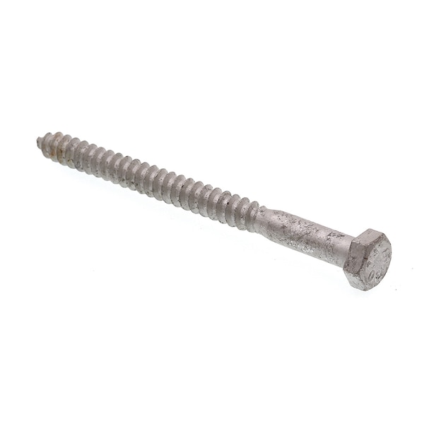 Prime-Line Hex Lag Screw 5/16in X 4in A307 Grade A Hot Dip Galvanized Steel 15PK 9055857 - main